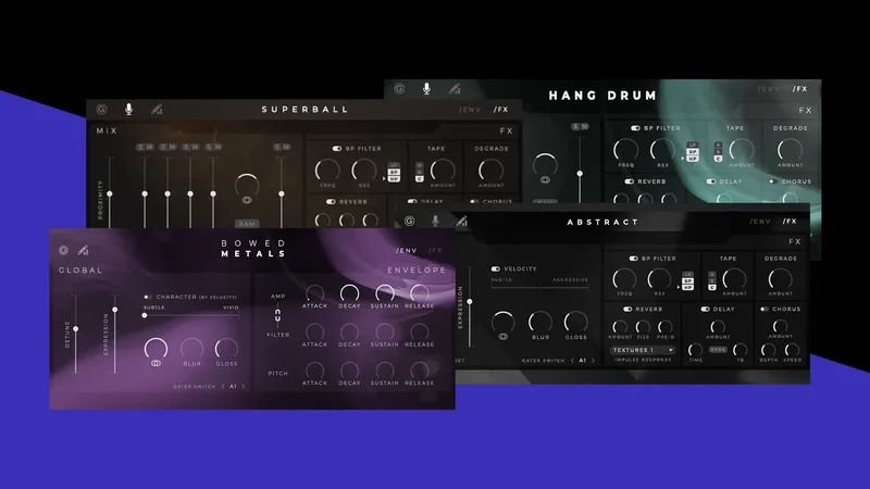 Sonixinema Experiments Bundle interface
