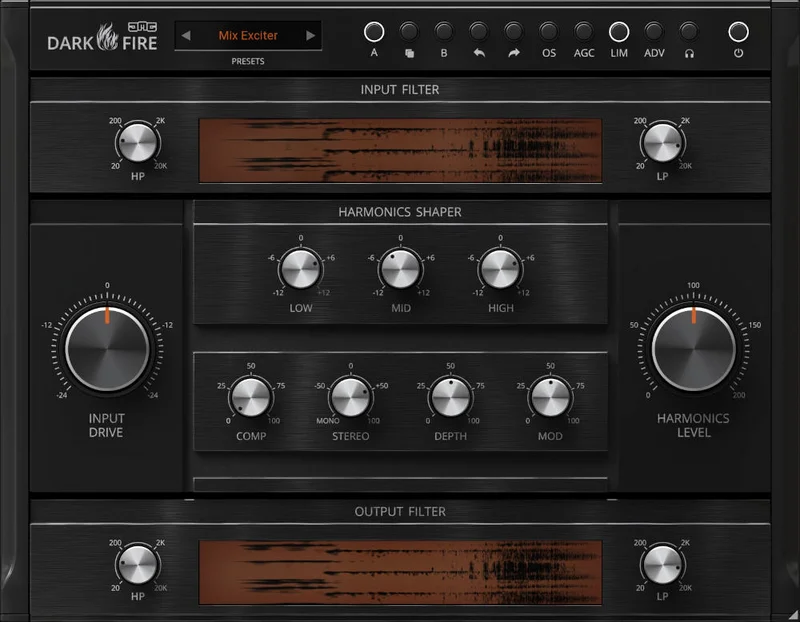 United Plugins DarkFire interface
