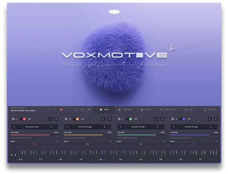 Audiomodern Voxmotive 2: Soundbox Instrument interface