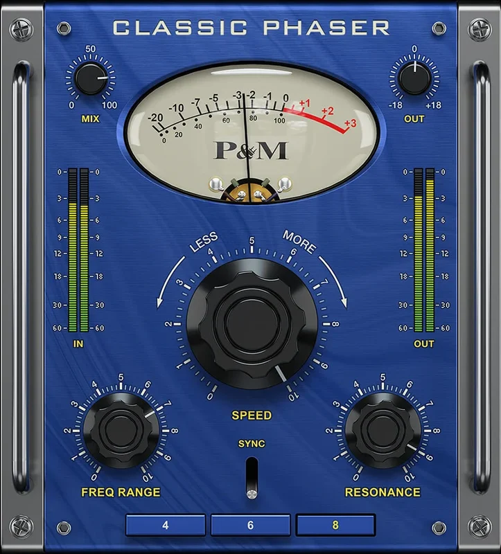 Plug and Mix Classic Phaser interface