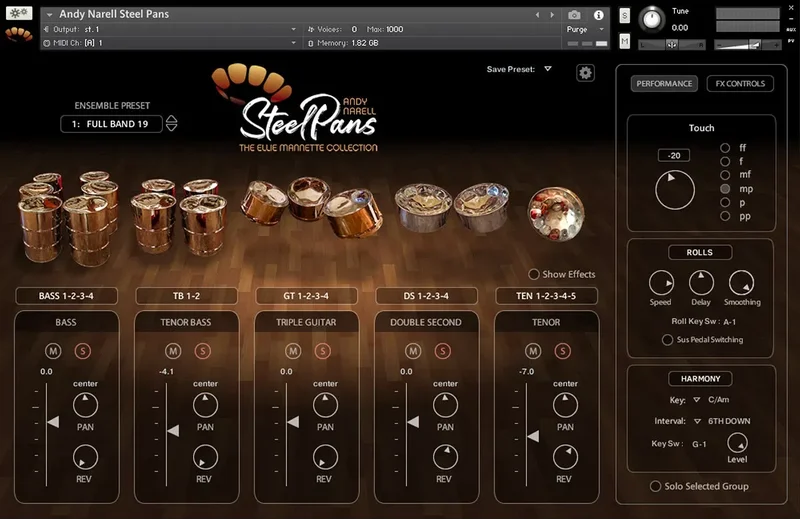ILIO Andy Narell Steel Pans - The Ellie Mannette Collection interface