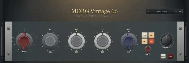 Evertone Project MORG Vintage 66 interface