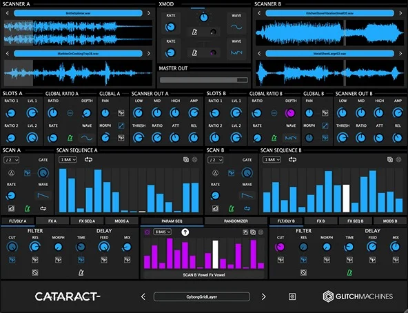 Glitchmachines Cataract 2 interface