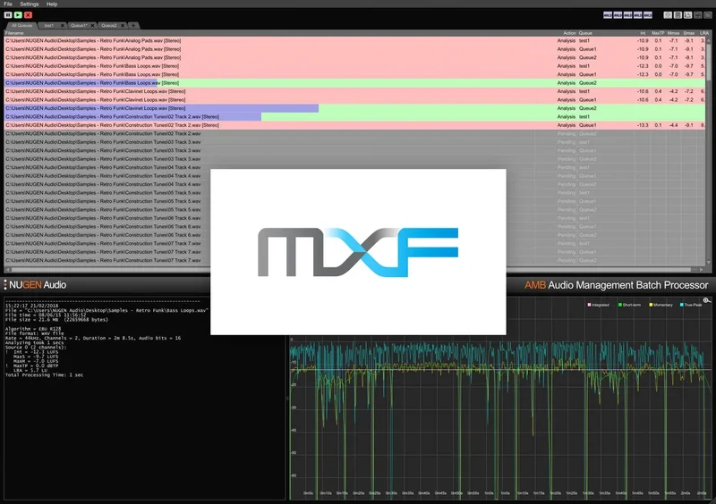 Nugen Audio AMB MXF Extension interface