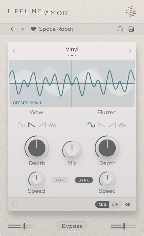 Excite Audio Lifeline Mod interface