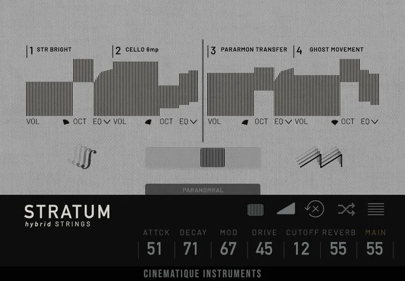 Cinematique Instruments Stratum interface