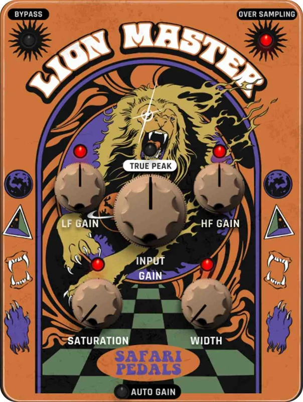 Safari Pedals Lion Master interface