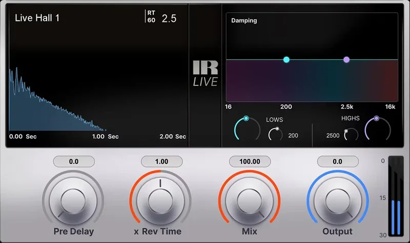 Waves IR-Live interface
