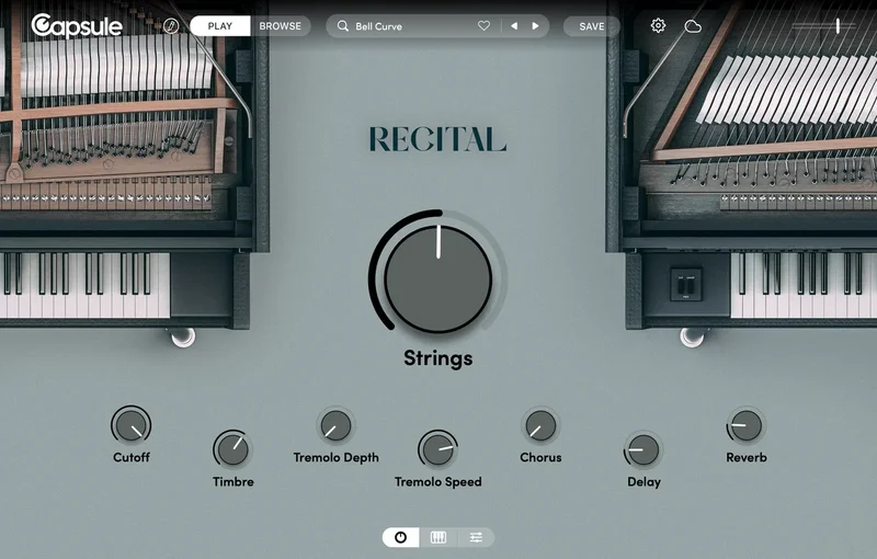 Capsule Audio Recital interface