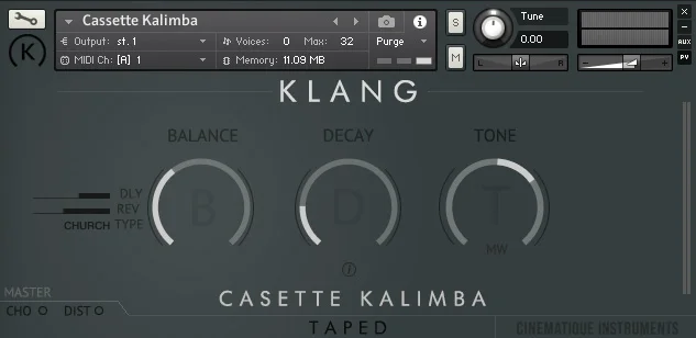 KLANG TAPED: Cassette Kalimba interface