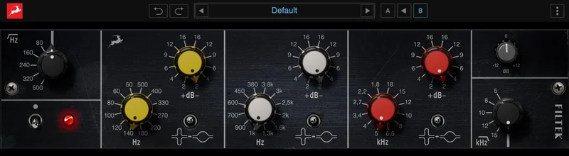 Antelope Audio Filtek Mk3 interface