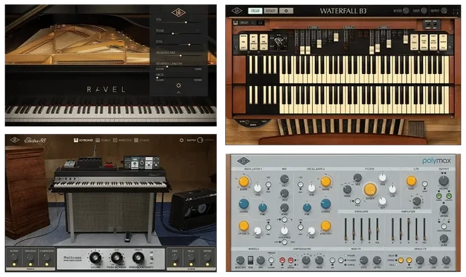 Universal Audio UAD Classic Keys and Synths Bundle interface