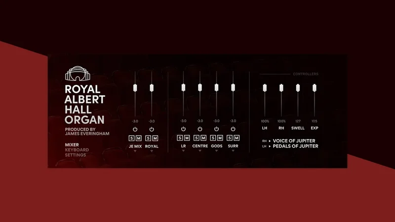 Native Instruments Royal Albert Hall Organ interface