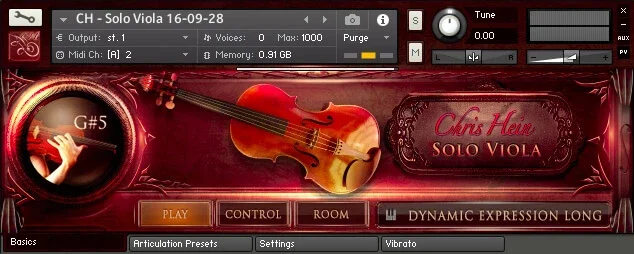 Best Service Chris Hein Solo Viola Extended interface