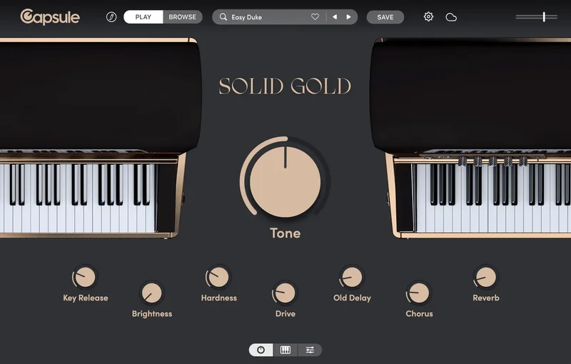 Capsule Audio Solid Gold interface