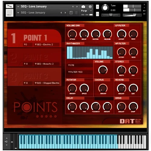 Dream Audio Tools Points 1 interface