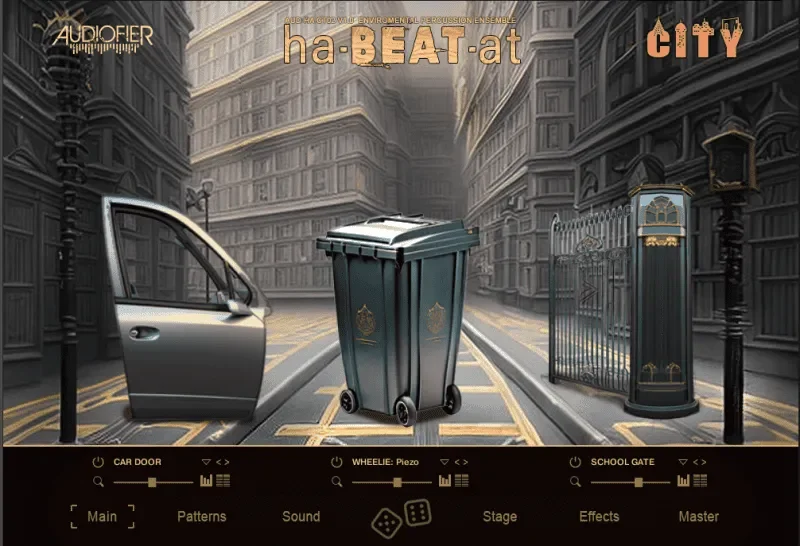 Audiofier Omnibeats HaBEATat interface
