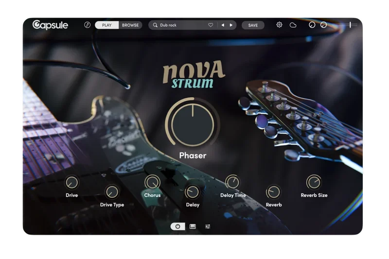 Capsule Audio Nova Strum interface