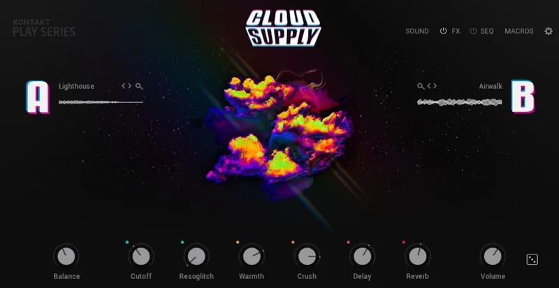 Native Instruments Cloud Supply interface