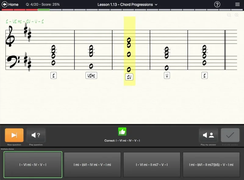 EarMaster Pro 7 interface