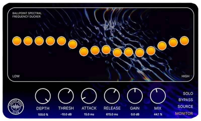 Fischer Music Club Ballpoint Spectral Sidechain interface