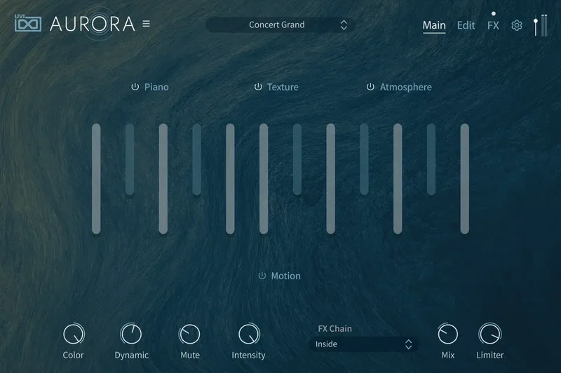 UVI Aurora interface