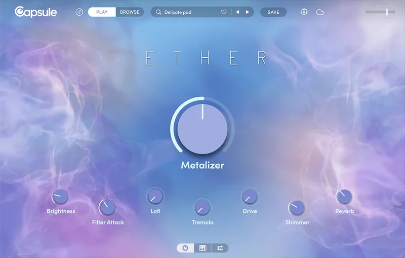 Capsule Ether interface