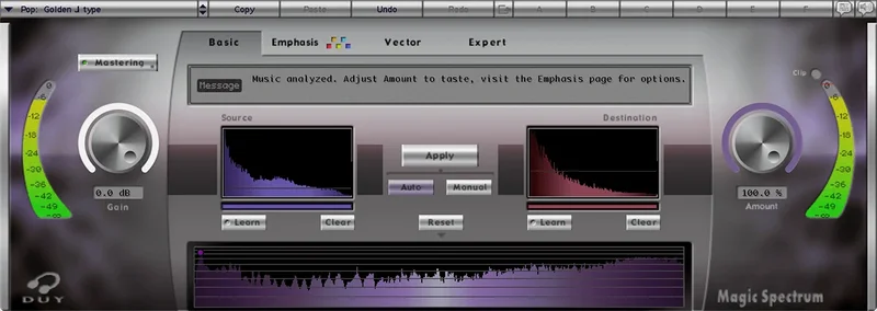 DUY Magic Spectrum interface
