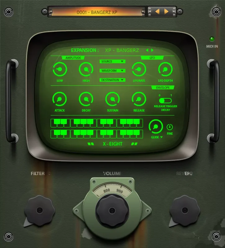 Thenatan Audio X-Eight 1 interface