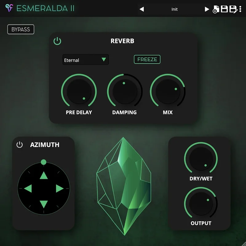 Ear Candy Esmeralda II interface