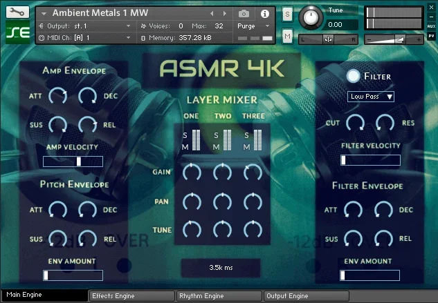 Soundethers ASMR 4K interface