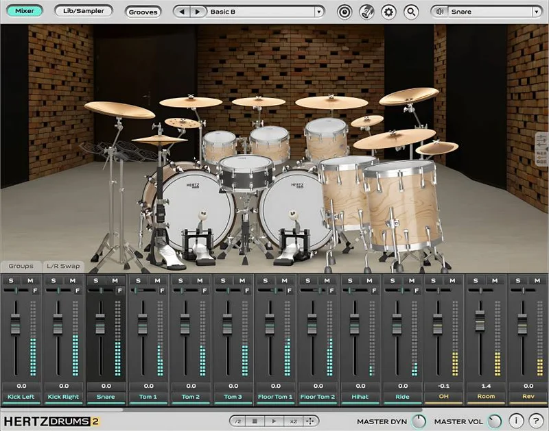 Hertz Instruments Hertz Drums 2 interface