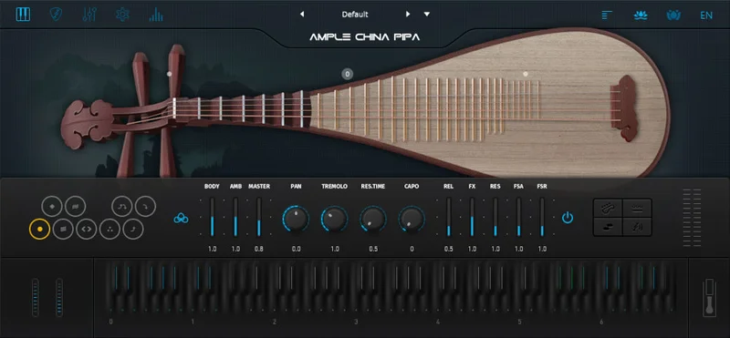 Ample Sound Ample China Pipa interface