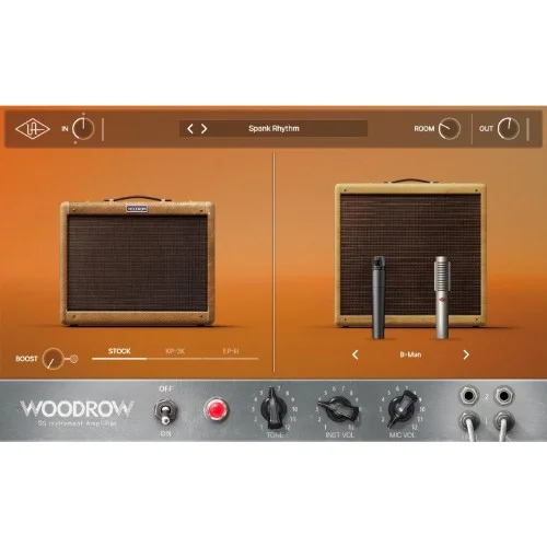 Universal Audio Woodrow 55 Instrument Amp interface