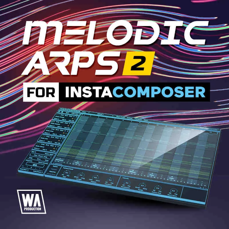 W. A. Production Melodic Arps 2 for InstaComposer interface