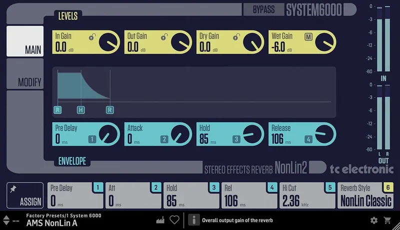 TC Electronic NONLIN 2 interface