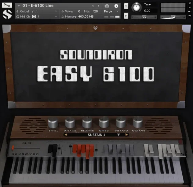 Soundiron Easy 6100 interface