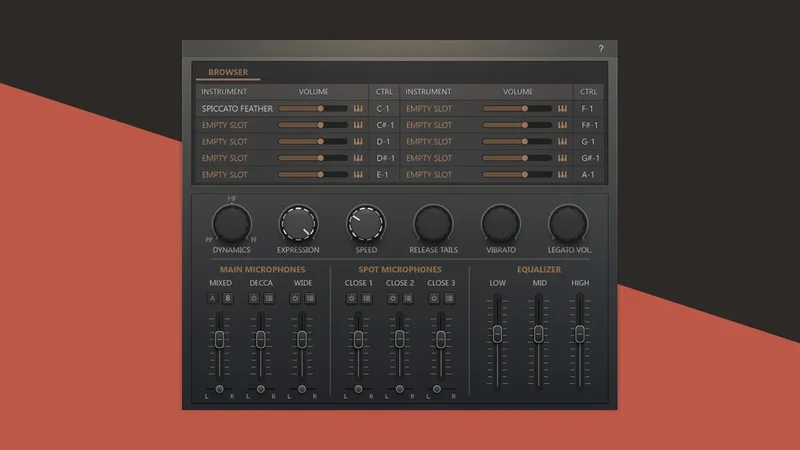 Century Strings interface