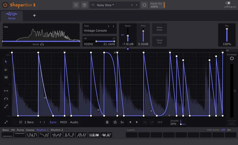 Cableguys NoiseShaper 2 interface
