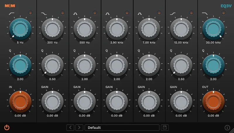 Mellowmuse EQ3V interface