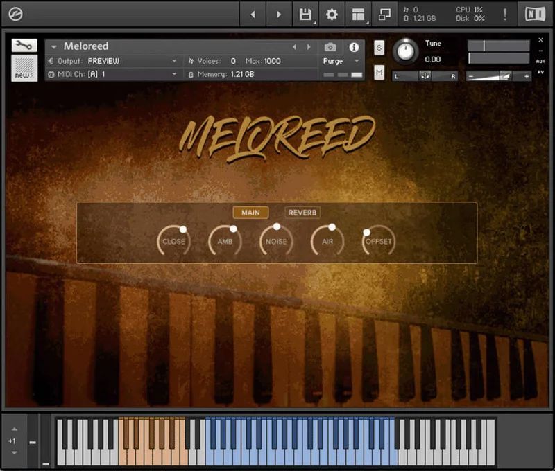 Loot Audio Meloreed interface