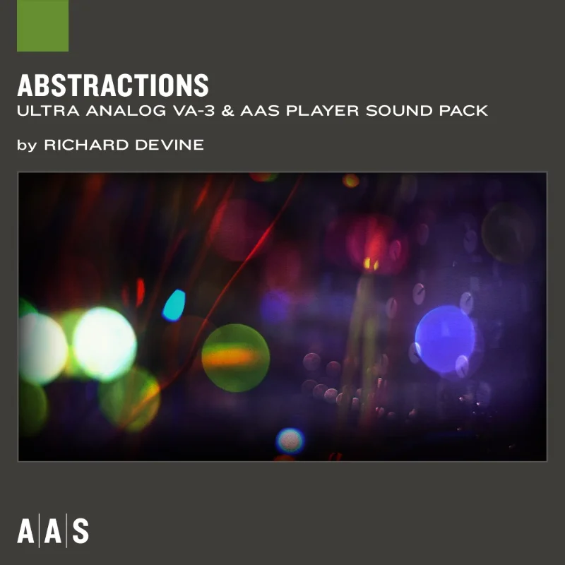 AAS Abstractions Ultra-Analog VA-3 Sound Bank interface