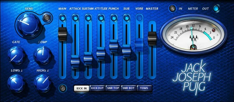 Waves JJP Drums interface