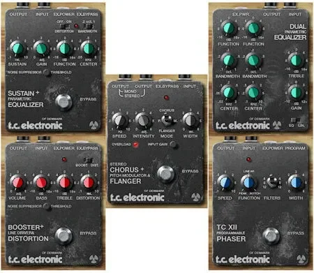 TC Electronic Vintage Guitar Pedal Bundle Native interface