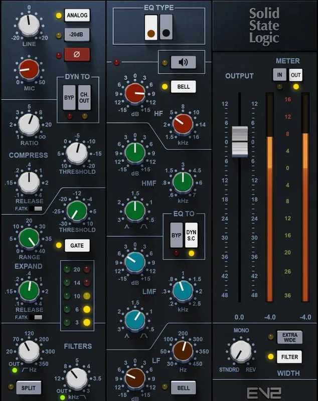 Waves SSL EV2 Channel interface