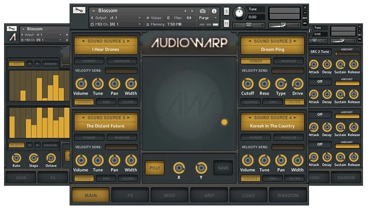 Loot Audio Blossom interface