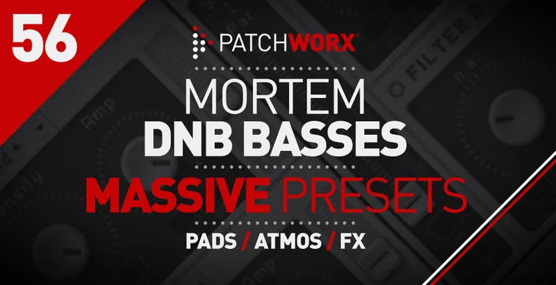 Loopmasters Mortem DnB Bass Massive Presets interface