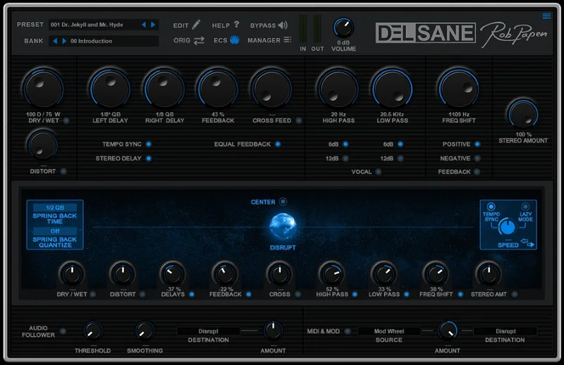 Rob Papen DelSane interface