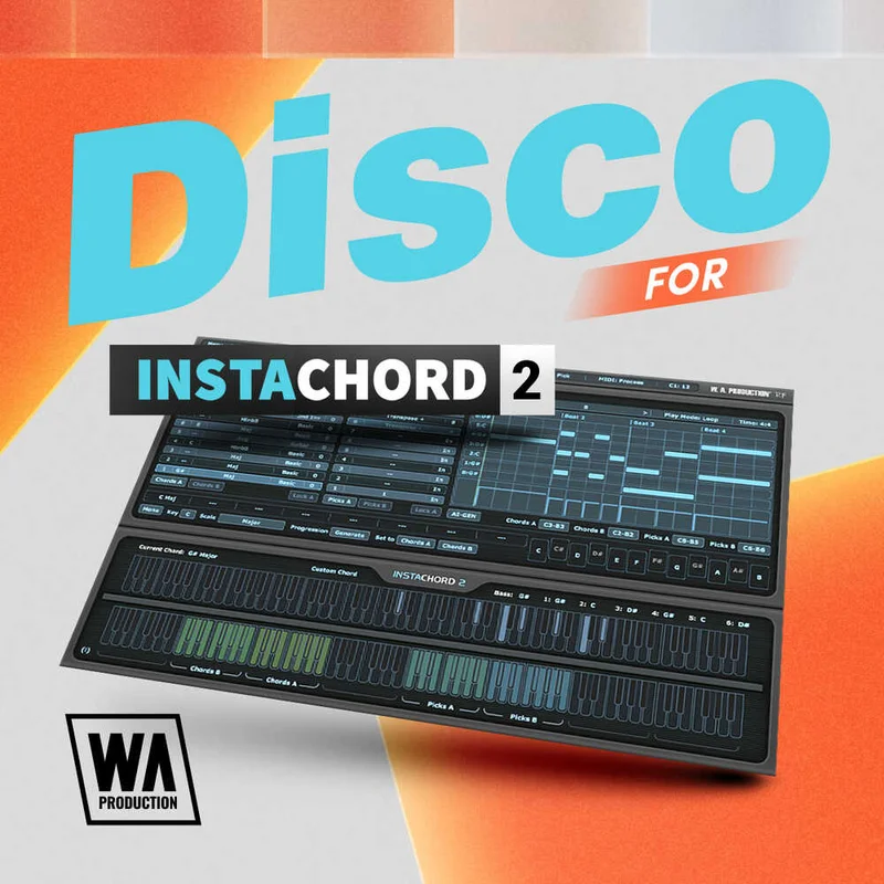 W. A. Production Disco for InstaChord 2 interface