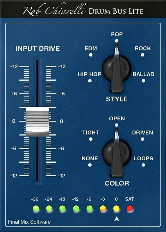 Final Mix Drum Bus Lite III interface